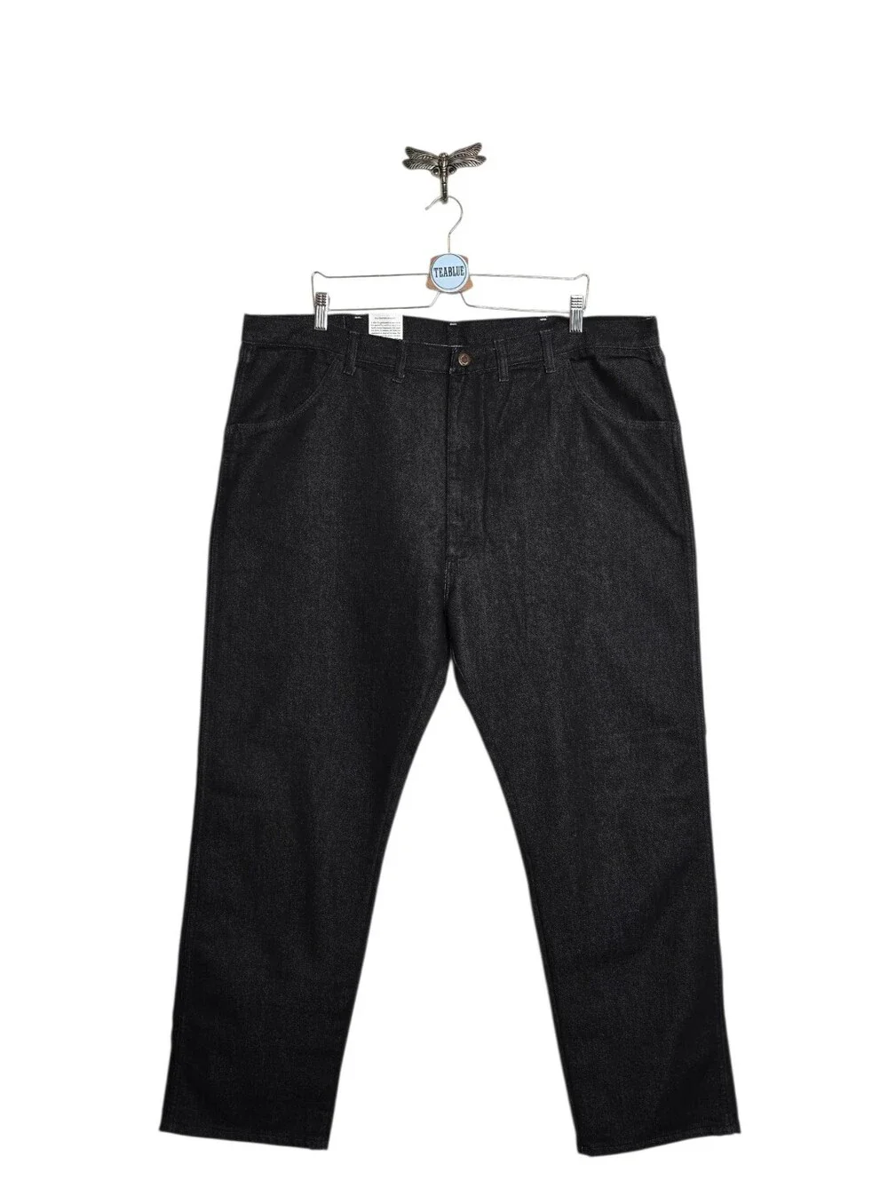 Wrangler Hero Men's Stretch Black Jeans 44 Regular Fit Straight Leg NWT